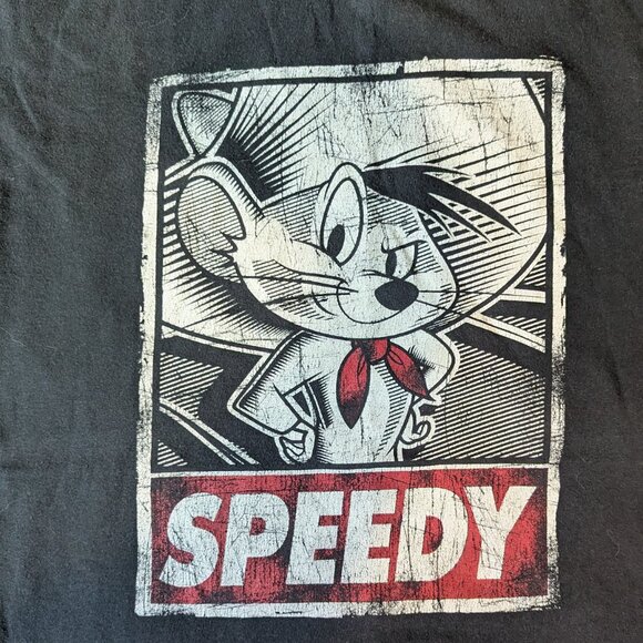 Vintage 2000s Speedy Gonzales T-Shirt Size XXL Distressed Graphic Tee - Picture 2 of 4
